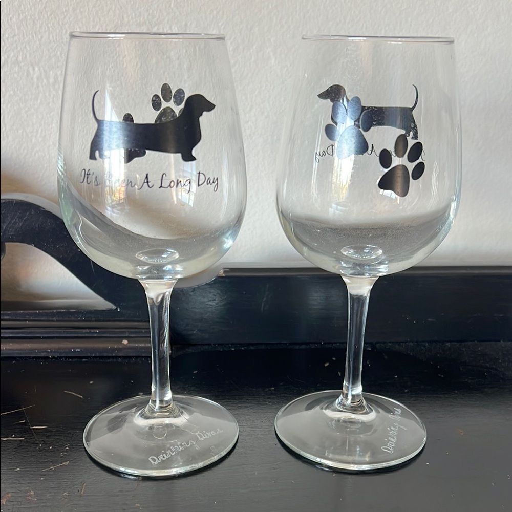 Drinking Divas It's Been a Long Day Wine Glass